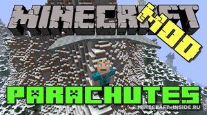 Мод Parachute для Minecraft 1.15.2, 1.15.1, 1.14.4,  ...