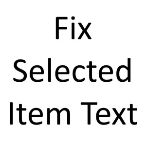 Мод Fix Selected Item Text для Minecraft 1.16.5, 1.15.2