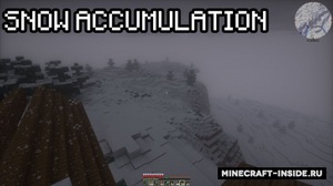 Мод Snow Accumulation для Minecraft 1.15.2, 1.14.4, 1.13.2,  ...