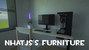 Мод NhatJS's Furniture для Minecraft 1.21.10, 1.21.9, 1.21.8,  ...
