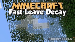 Мод Fast Leave Decay для Minecraft 1.15.2, 1.14.4, 1.14.3,  ...