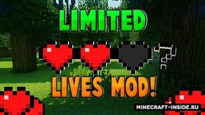 Мод Limited Lives для Minecraft 1.21, 1.20.6, 1.20.4,  ...