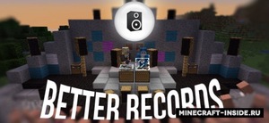 Мод Better Records для Minecraft 1.12.2, 1.10.2, 1.9.4,  ...