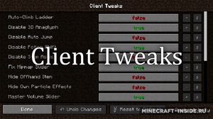 Мод Client Tweaks для Minecraft 1.21.1, 1.21, 1.20.6,  ...