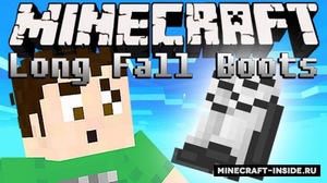 Мод Long Fall Boots для Minecraft 1.19.4, 1.19.3, 1.19.2,  ...