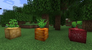 Мод Obese Crops для Minecraft 1.21.1 fabric quilt