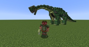 Мод A Zombie Dinosaur для Minecraft 1.20.1 forge