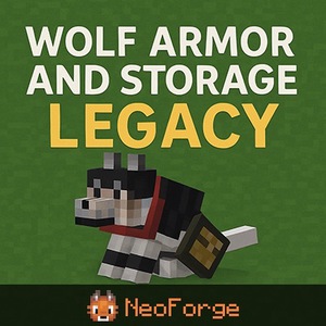 Мод Wolf Armor and Storage Legacy для Minecraft 1.21.10 neoforge