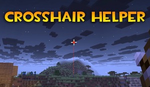 Мод Crosshair Helper для Minecraft 1.21.10 fabric