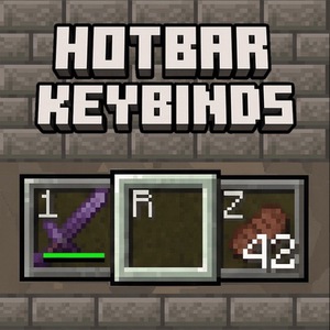 Мод Hotbar Keybinds для Minecraft 1.21.10 fabric