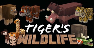 Мод Tiger's wildlife для Minecraft 1.20.1 forge