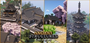 Мод Ancient Structures: Edo Japan для Minecraft 1.20.1