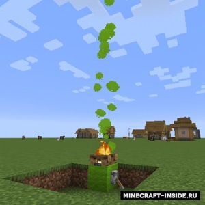 Мод Colorful Campfire Smoke для Minecraft 1.18.1, 1.18, 1.17,  ...