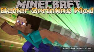 Мод Better Sprinting для Minecraft 1.16.3, 1.16.2, 1.16.1,  ...