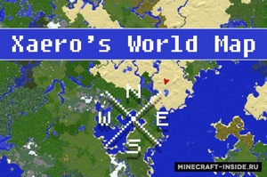 Мод Xaero's World Map для Minecraft 1.21.1, 1.21, 1.20.6,  ...