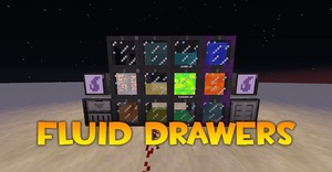 Мод Fluid Drawers для Minecraft 1.12.2