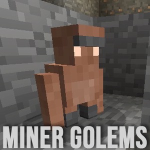 Мод Miner Golems для Minecraft 1.12.2