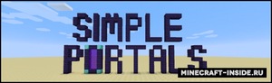 Мод Simple Portals для Minecraft 1.16.3, 1.15.2, 1.14.4,  ...