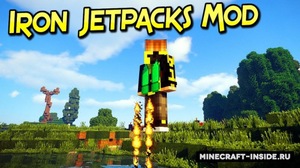 Мод Iron Jetpacks для Minecraft 1.21.1, 1.21, 1.20.1,  ...