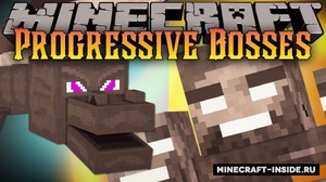 Мод Progressive Bosses для Minecraft 1.20.1, 1.19.4, 1.19.3,  ...