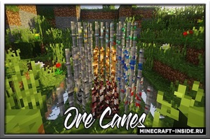 Мод Ore Canes для Minecraft 1.15.2, 1.14.4, 1.12.2