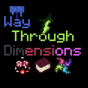 Мод Way Through Dimension для Minecraft 1.16.5, 1.16.4, 1.15.2,  ...