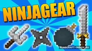 Мод NinjaGear для Minecraft 1.18.2, 1.16.5, 1.11.2,  ...