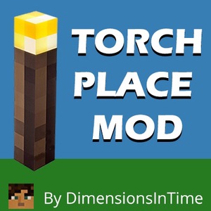 Мод Torch Place для Minecraft 1.20.2, 1.20.1, 1.19.3,  ...