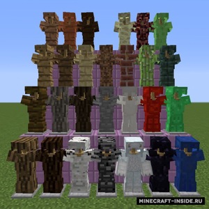 Мод Block Armor для Minecraft 1.18.1, 1.17.1, 1.16.5,  ...