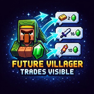 Мод Future Villager Trades Visible для Minecraft 1.21.1 neoforge