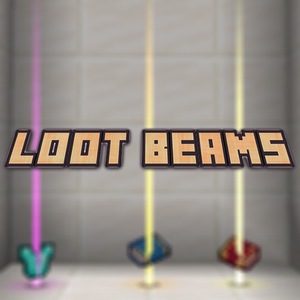 Мод Loot Beams: Refork для Minecraft 1.21.11, 1.21.10, 1.21.4,  ...