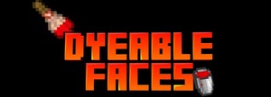 Мод Dyable Faces для Minecraft 1.21.11, 1.21.10, 1.21.9,  ...