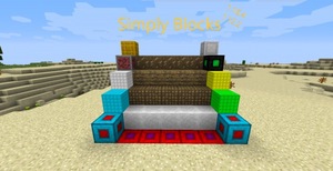 Мод Simply Blocks для Minecraft 1.16.4, 1.12.2