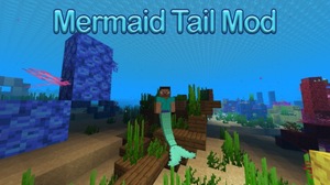 Мод Mermaid Tail для Minecraft 1.16.5, 1.16.4, 1.16.3,  ...