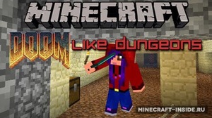 Мод Doomlike Dungeons для Minecraft 1.12.2, 1.12.1, 1.12,  ...