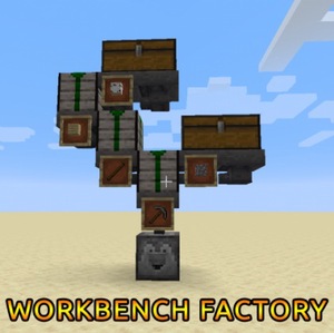 Мод Workbench Factory для Minecraft 1.17.1, 1.17, 1.16.5,  ...