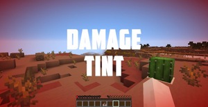 Мод Damage Tint для Minecraft 1.17.1, 1.17, 1.16.5,  ...