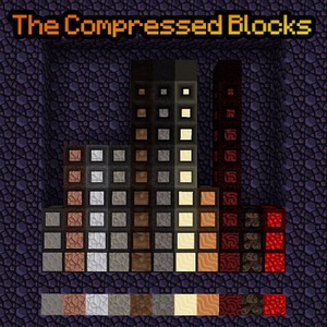 Мод The Compressed Blocks для Minecraft 1.16.5, 1.16.4, 1.16.3,  ...