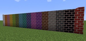 Мод Colored Bricks для Minecraft 1.21, 1.20.6, 1.20.5,  ...