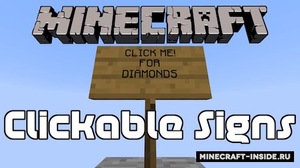 Мод Sign Button для Minecraft 1.21, 1.20.5, 1.20.4,  ...