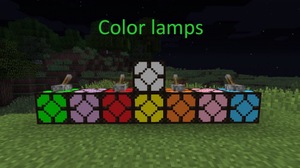 Мод Color Lamps для Minecraft 1.12.2