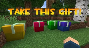 Мод Take This Gift! для Minecraft 1.18.2, 1.17.1, 1.16.5