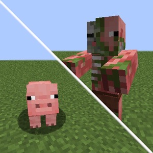 Мод Rising Of The Zombie Pig для Minecraft 1.19.2, 1.19.1, 1.19,  ...