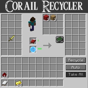 Мод Corail Recycler для Minecraft 1.20.4, 1.20.2, 1.20.1,  ...