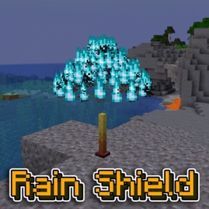 Мод Rain Shield для Minecraft 1.21.1, 1.21, 1.20.6,  ...