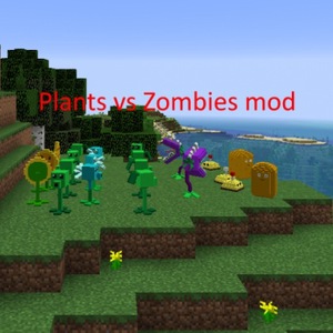 Мод HungTeen's Plants vs Zombies для Minecraft 1.16.5, 1.15.2, 1.12.2