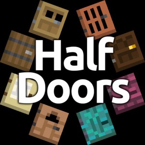 Мод Halfdoors для Minecraft 1.21.1, 1.19.2, 1.18.2