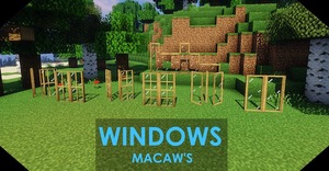 Мод Macaw's Windows для Minecraft 1.21.1, 1.21, 1.20.6,  ...