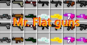 Мод Mr. Flat Guns для Minecraft 1.12.2