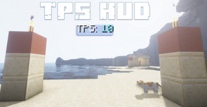 Мод TPS Hud для Minecraft 1.21, 1.20.3, 1.20.2,  ...
